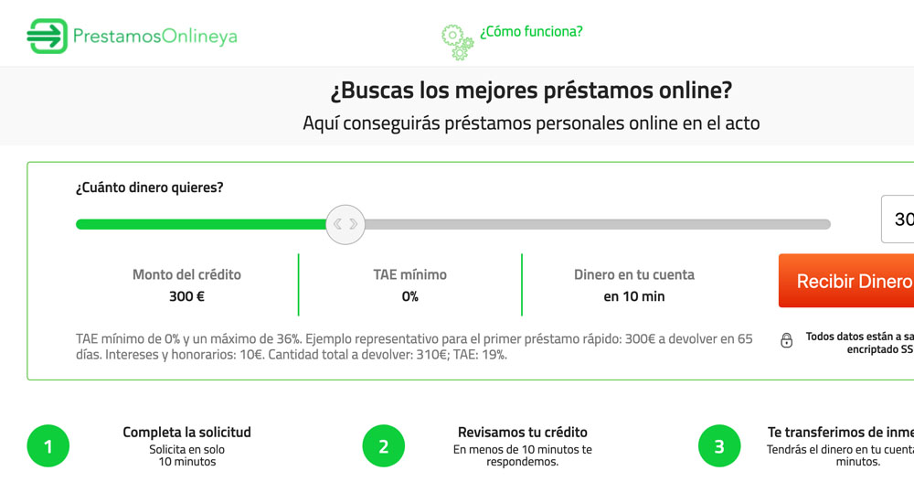 PrestamosOnlineYa préstamo online